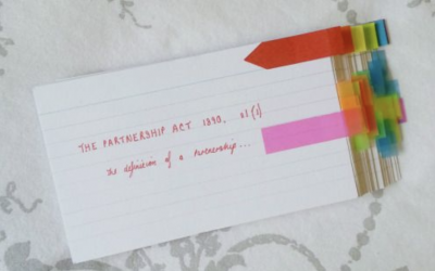 Use of Flashcards – It’s Revision on the go!